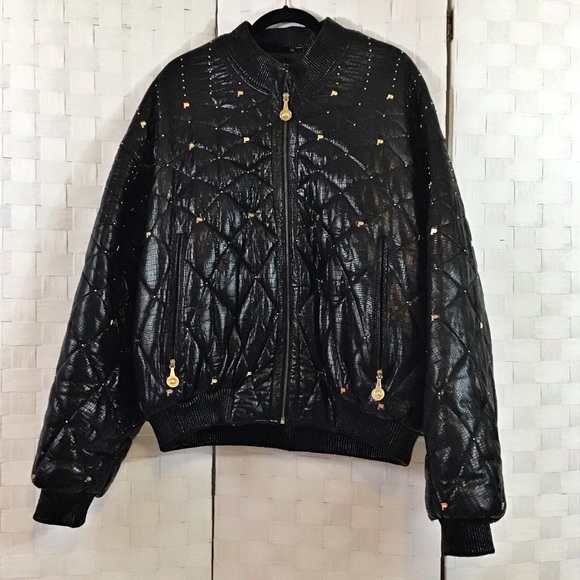Pelle Pelle Other - Marc Buchanan Pelle Pelle Black Bomber Jacket